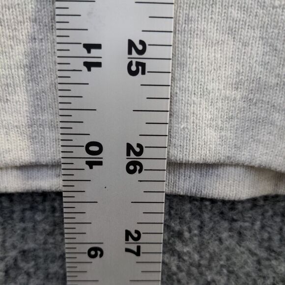 Champion Reverse Weave Men's Pullover Hoodie Gray Medium Libertas Big Logo - Picture 15 of 16